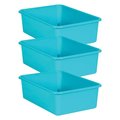 Teacher Created Resources Cubby Storage Bin, Plastic, Teal TCR20407-3